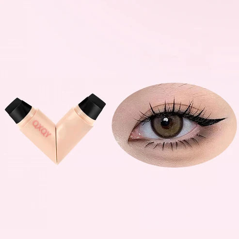 Eyeliner rotativ 2 în 1 – ștampilă și liner pentru ochi perfect definiți.